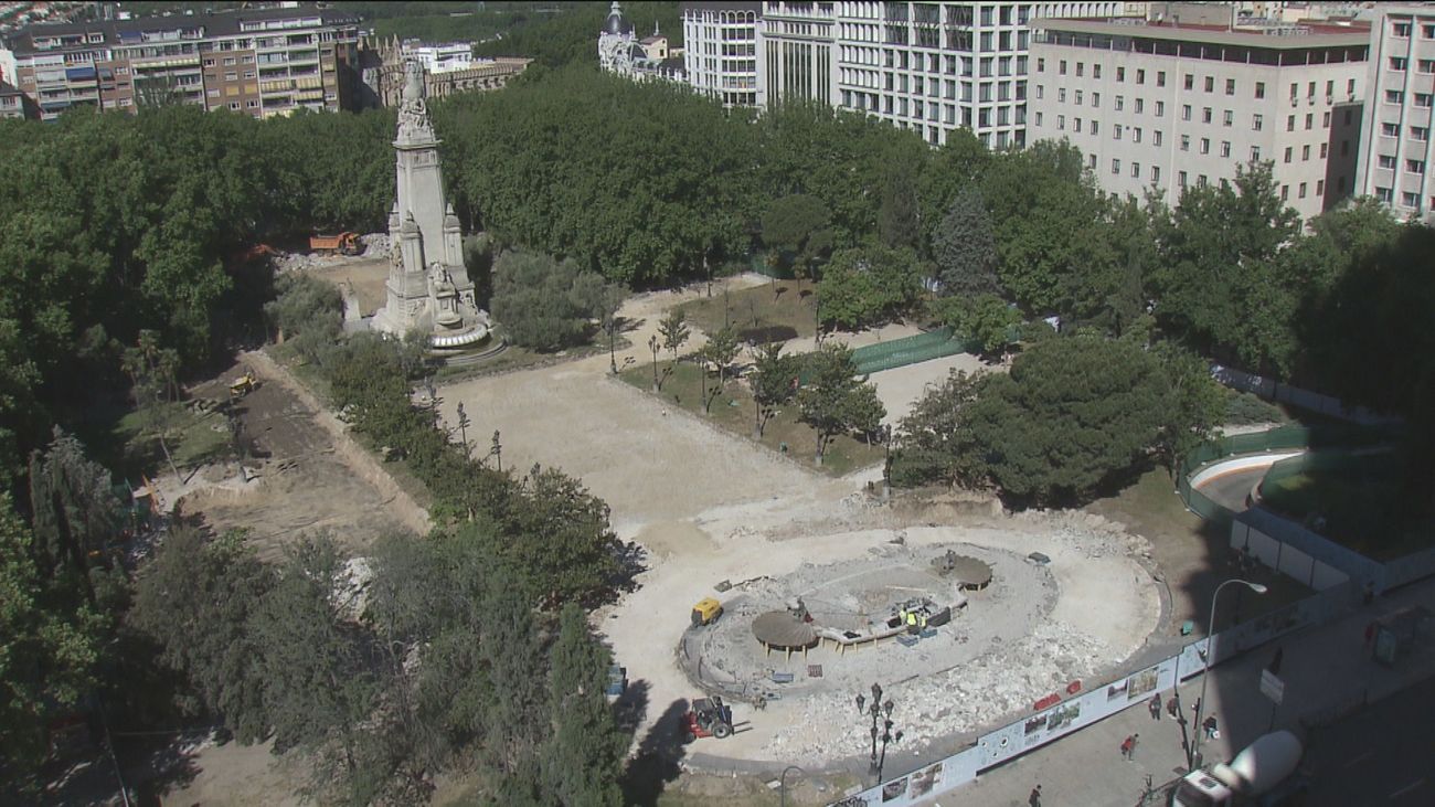 Obras en Plaza de España