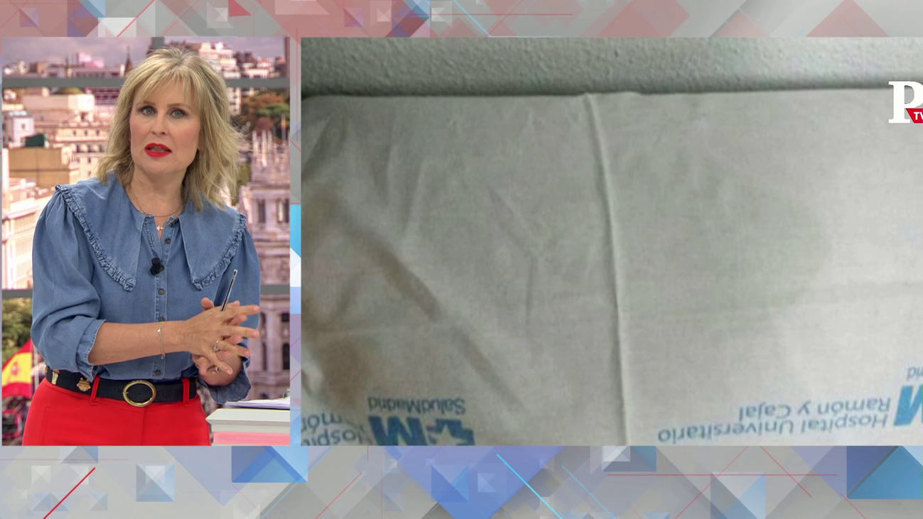 Las imágenes de la suciedad denunciada en la ropa de cama de algunos hospitales de Madrid