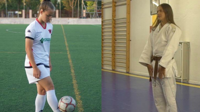 La doble vida de María Portolés, judoca y futbolista del Tacón