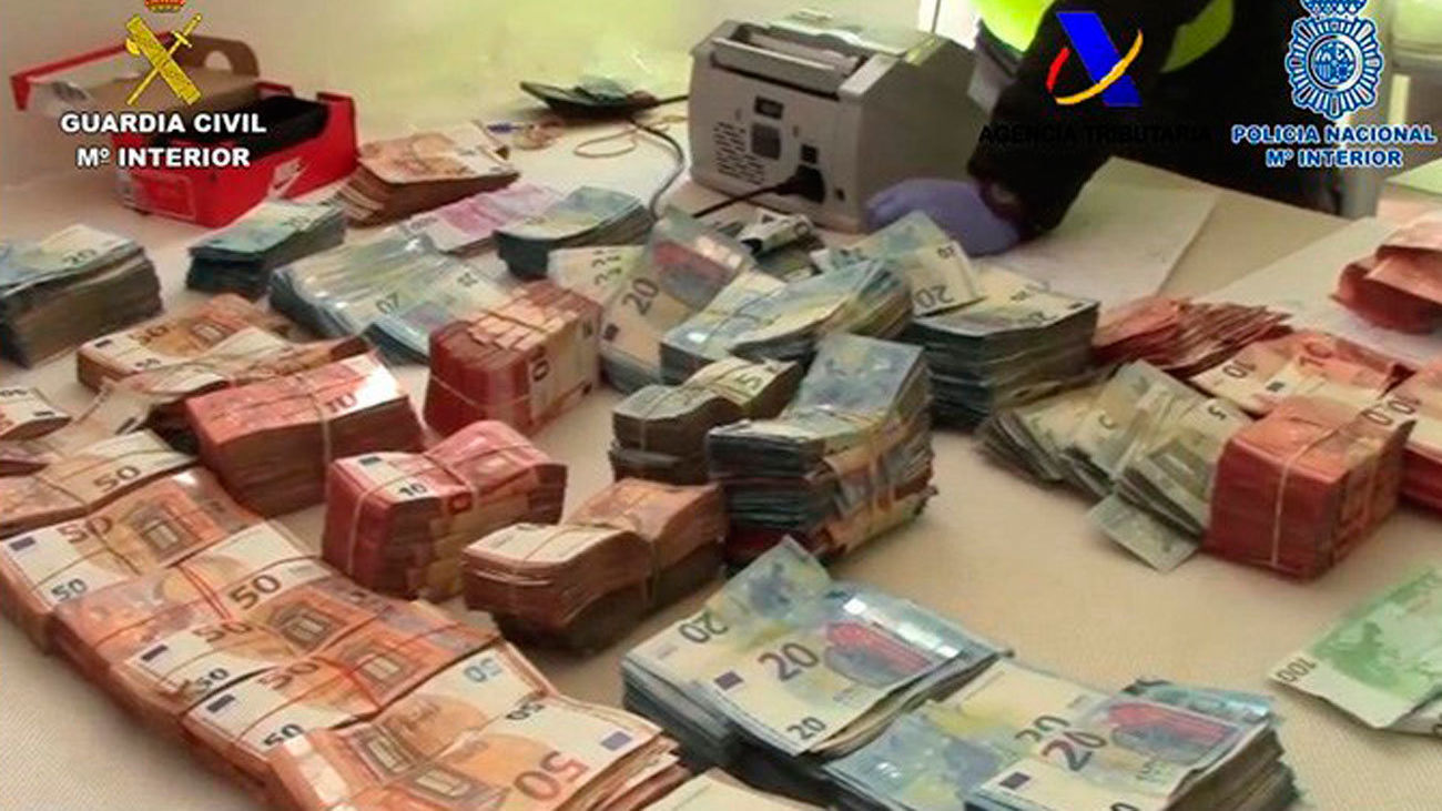 Incautados 4.844 kilos de cocaína en una operación con 32 detenidos