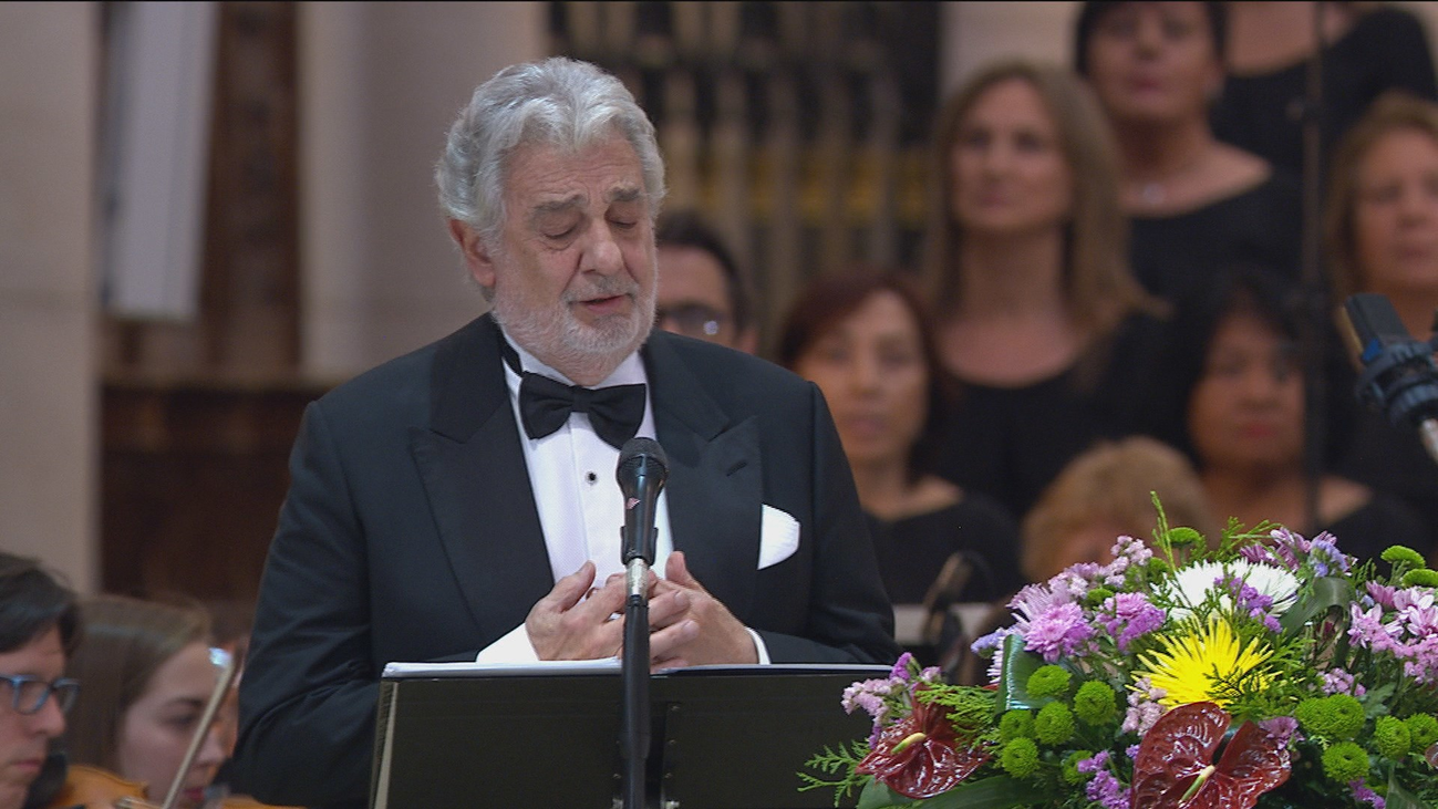 Espectacular concierto de Plácido Domingo en La Almudena
