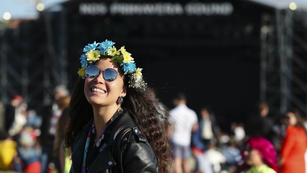 Ambiente festivo en el NOS Primavera Sound de Oporto