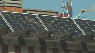 Una familia madrileña completamente verde