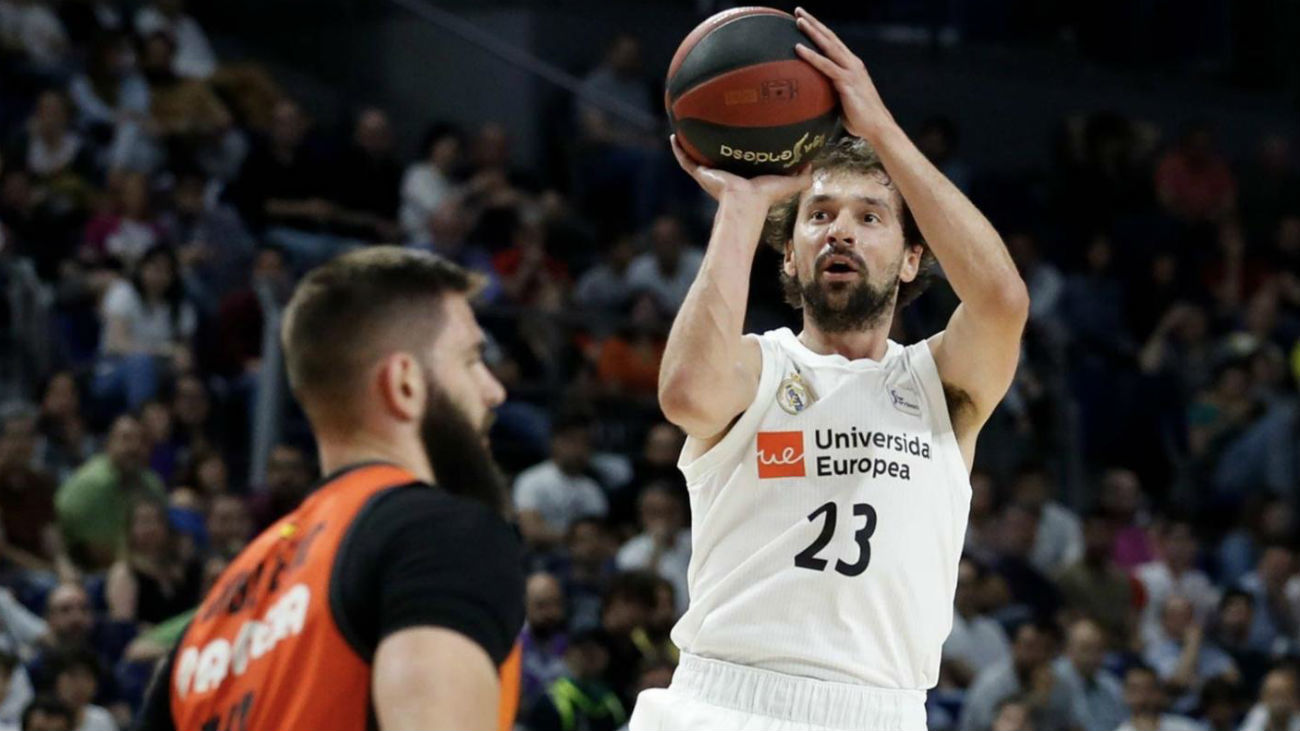 Sergio Llull ante el Valencia Basket
