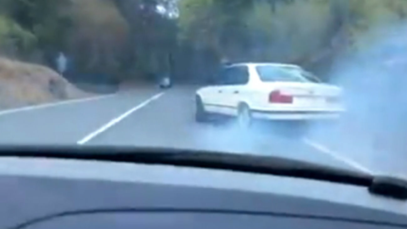 Buscan a los conductores temerarios que participaron en un rally ilegal en Vizcaya