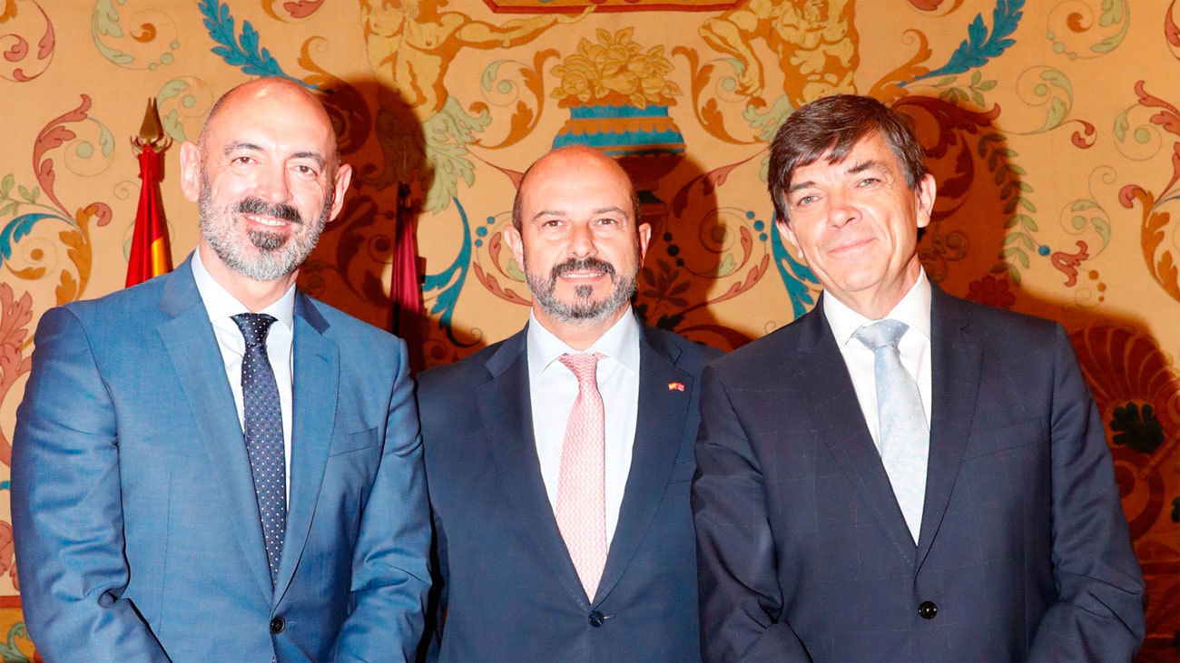 Joaquín Goyache, Pedro Rollán y Carlos Andradas