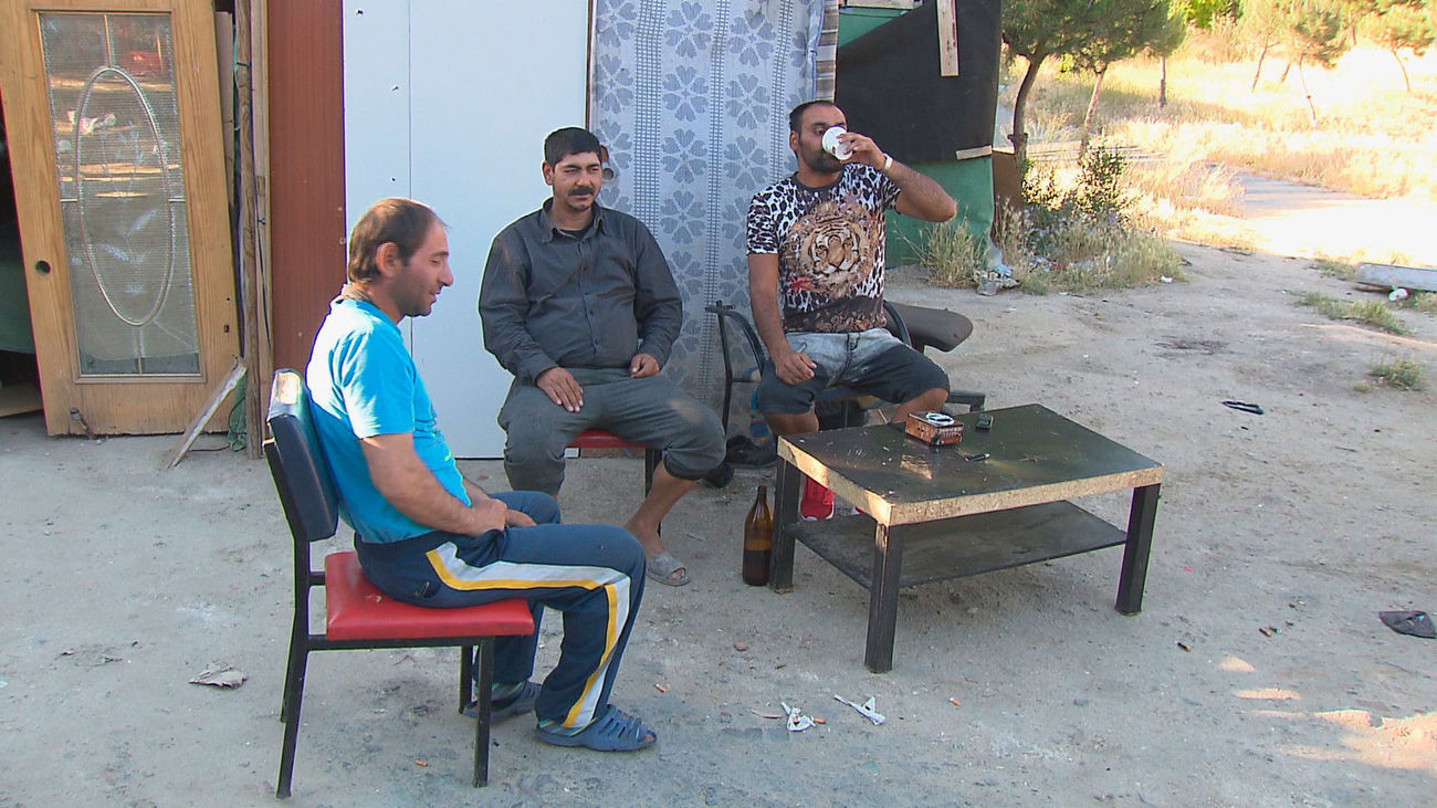 Infraviviendas junto a las Cuatro Torres, en pleno centro financiero de Madrid