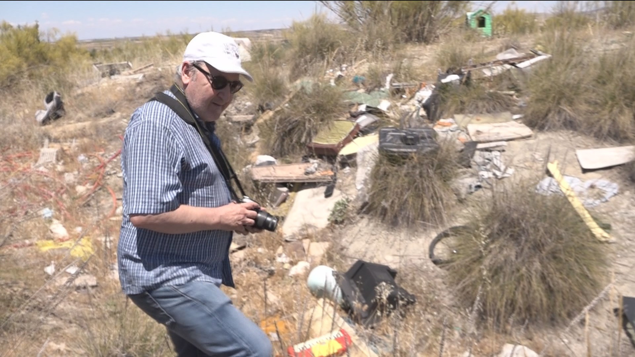 Entre vertederos ilegales en Aranjuez