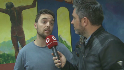 San Carlos Borromeo, iglesia de día y refugio de noche