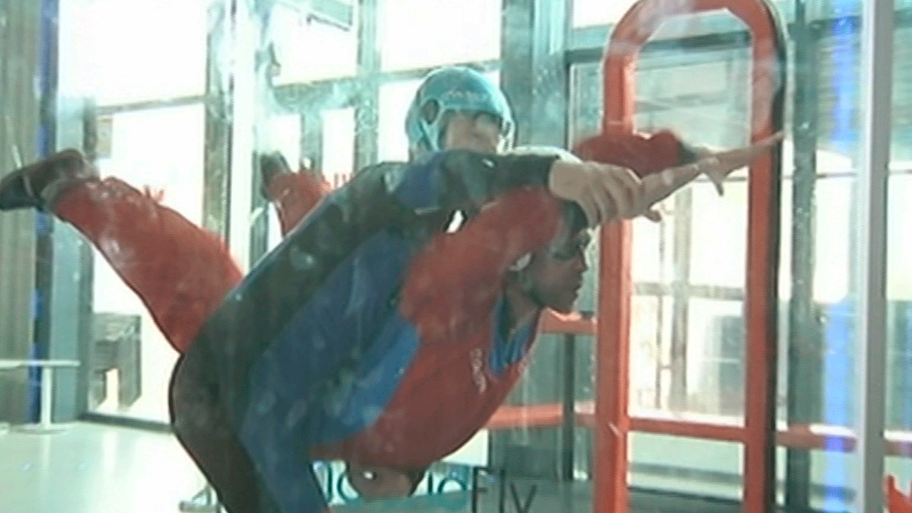 El túnel del viento, la sensación de volar en Madrid