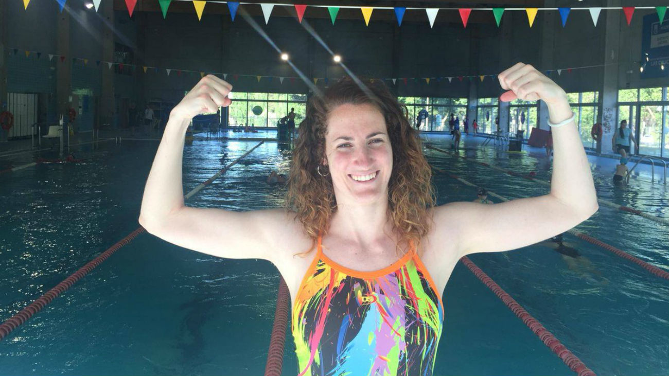 Mónica Santos, pasión por la natación