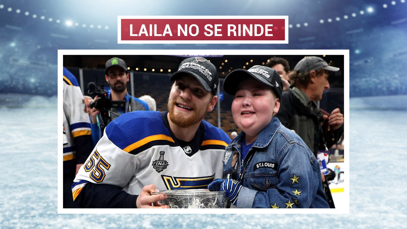 El lado más humano del deporte; Laila, la 'campeona' más joven de la NHL
