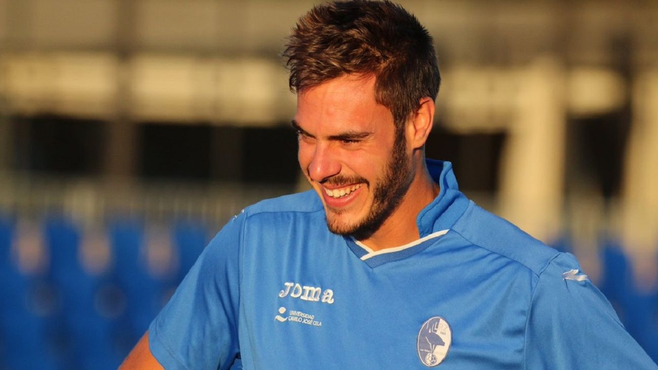 Jaime Guadaño durante un entreno de Las Rozas CF