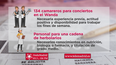 Se buscan camarer@s para trabajar en el Wanda Metropolitano