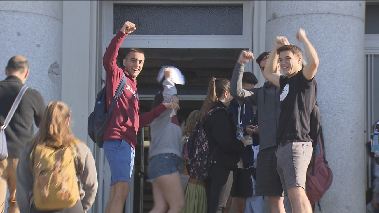 El 93% de aprobados en la selectividad, cinco empatados en la nota más alta