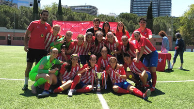 3-0. El Atlético de Madrid C, campeón de la Copa RFFM Senior