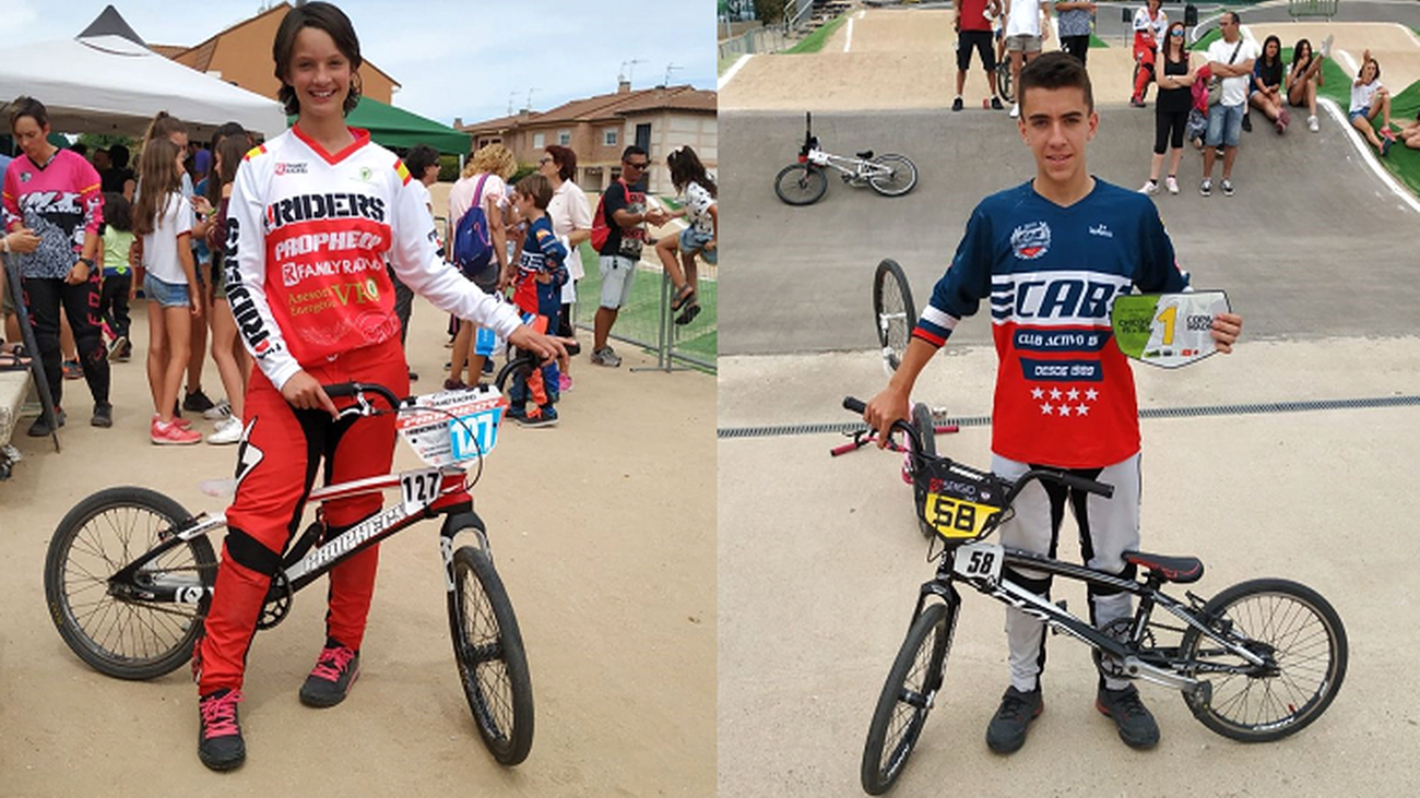 Hablamos con Larissa Cabral y Sergio Díaz, campeones de BMX