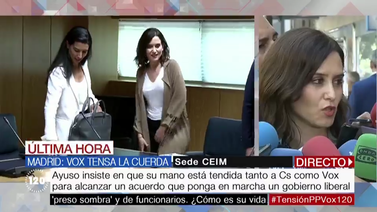 Díaz Ayuso: "Nuestro electorado no entendería que fuéramos a otras elecciones"