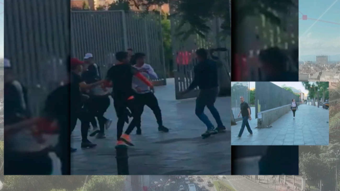 Violenta pelea a machetazos en un parque de Lavapiés