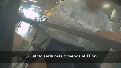 Pillado vendiendo Trabajos de Fin de Grado