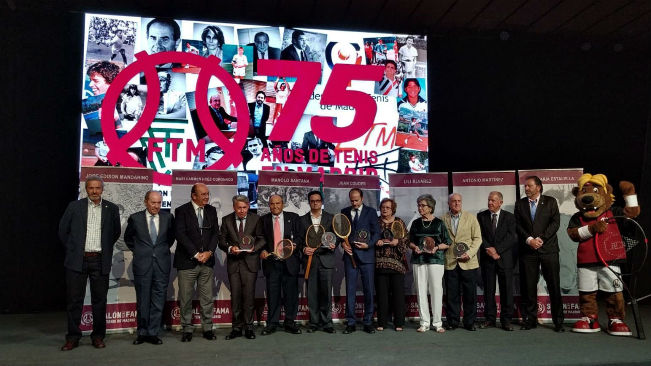 La Federación de Tenis de Madrid celebra su 75 aniversario