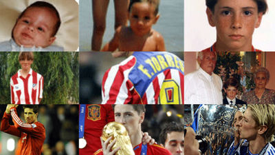 El álbum de fotos de Fernando Torres, una vida en rojiblanco