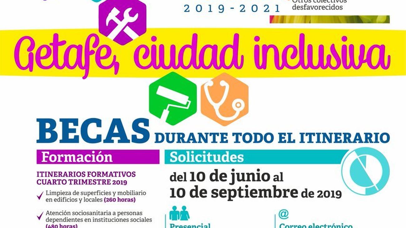 Getafe ciudad inclusiva, un programa para formar a 90 desempleados
