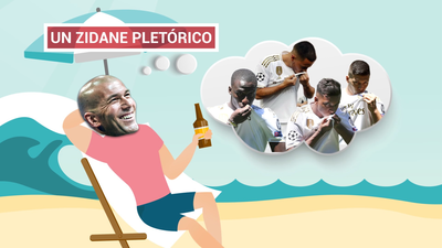 Zidane vuelve a sonreír con su plantilla