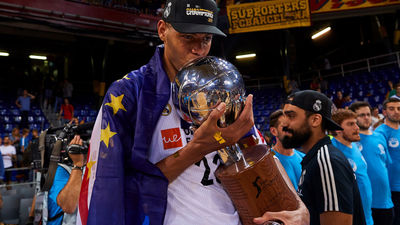 La alegría del campeón de la Liga ACB