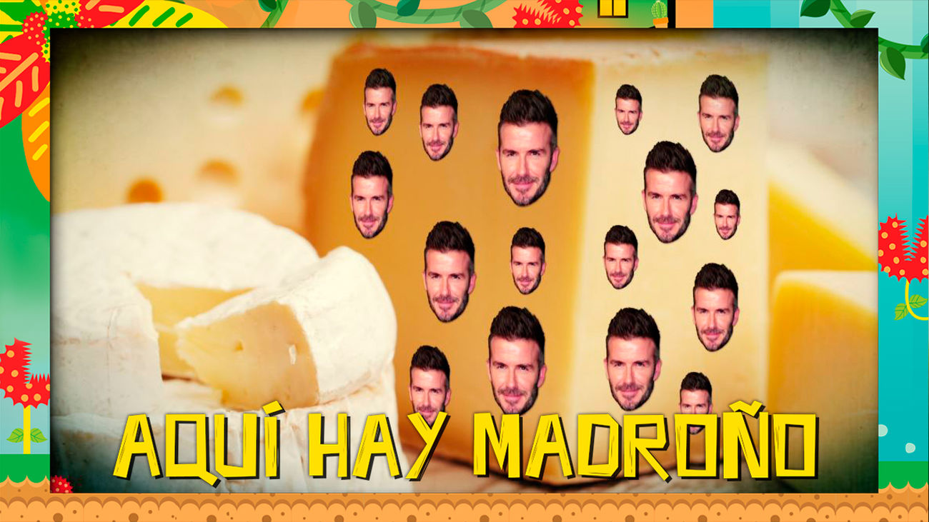 Un queso hecho, ¡con la piel de David Beckham