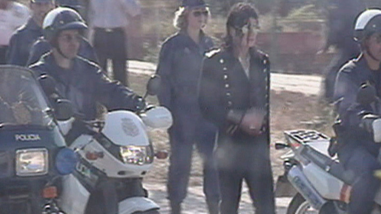El día en que Michael Jackson grabó un vídeo con la Policía de Madrid