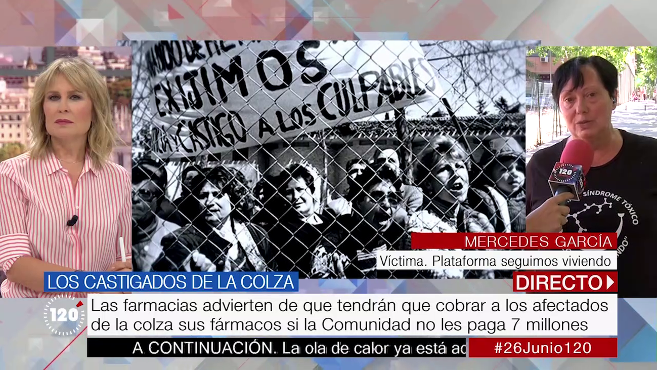 Afectados por la colza denuncian que no pueden pagar sus medicamentos