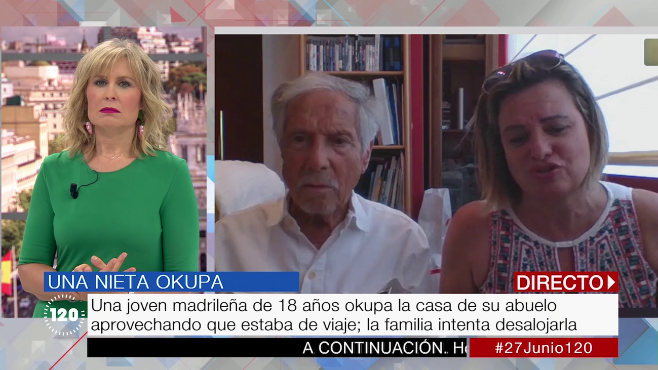 La familia de la nieta okupa sigue luchando por sacarla de la casa de su abuelo