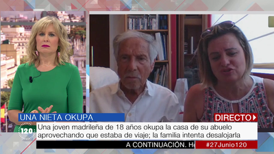 La familia de la nieta okupa sigue luchando por sacarla de la casa de su abuelo