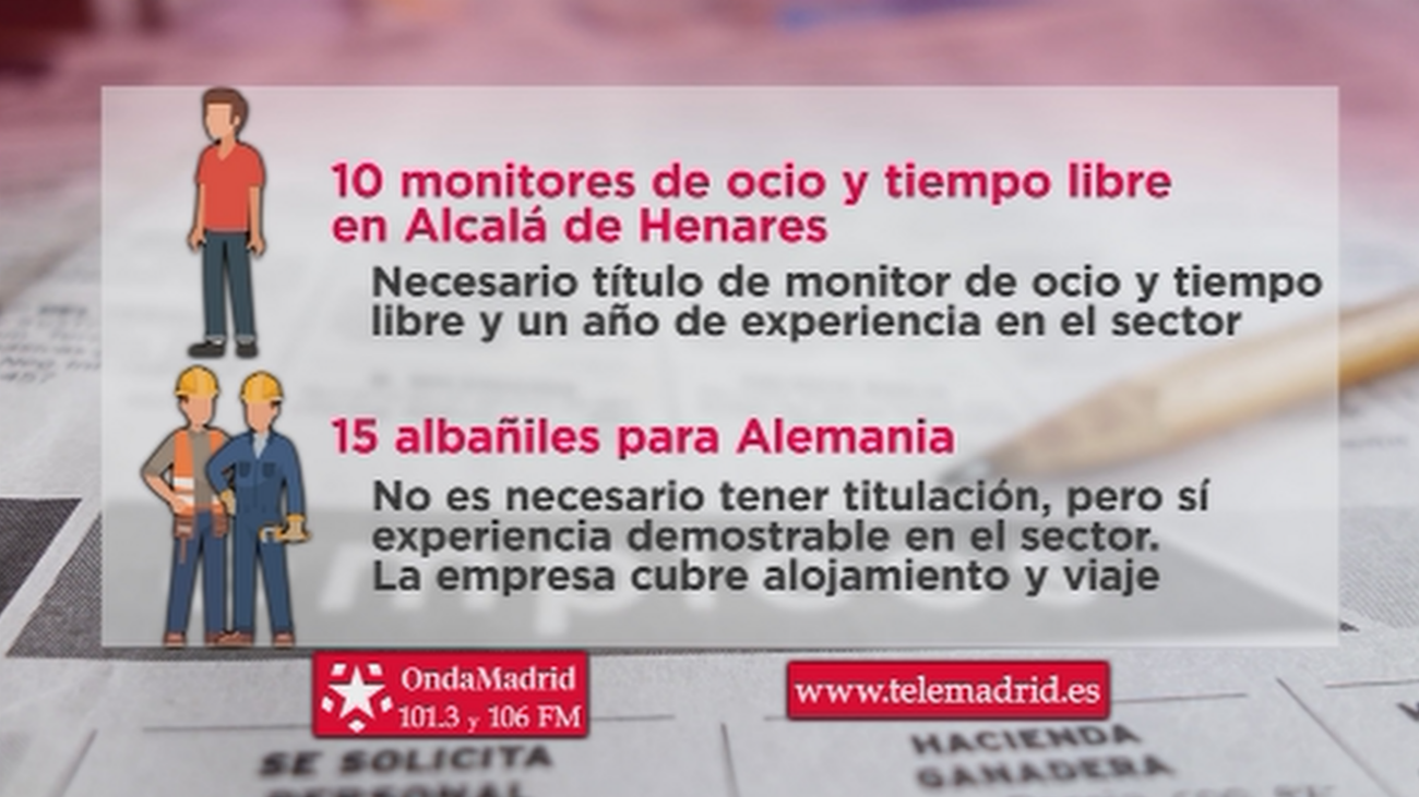 Se buscan monitores de ocio para trabajar en Alcalá de Henares