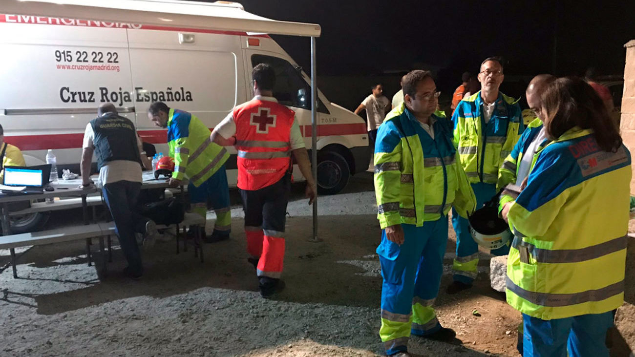 Desalojada la urbanización Entrepinos en Cadalso de los Vidrios