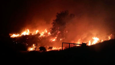 Activado el nivel 2 para combatir el incendio de Cadalso y Cenicientos