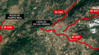 El incendio de Cadalso obliga a cortar varias carreteras