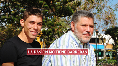 Gabriel Lizoain, un apasionado del fútbol que no necesita verlo