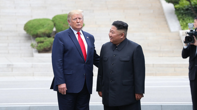 Trump se convierte en el primer presidente norteamericano en pisar Corea del Norte