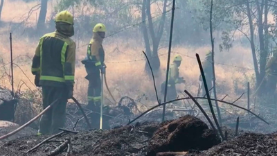 El incendio de Cadalso y Cenicientos se ha partido en dos