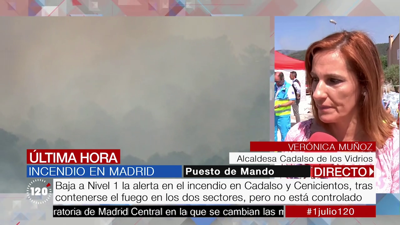 La alcaldesa de Cadalso de los Vidrios: “Gracias a los efectivos no hay víctimas”