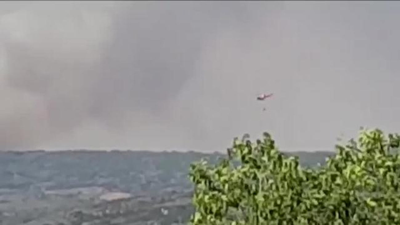 Controlado el Incendio forestal en Orusco de Tajuña