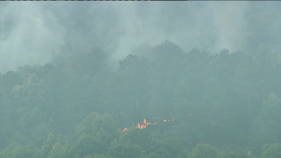 El incendio de Cadalso y Cenicientos ha calcinado 2.500 hectáreas