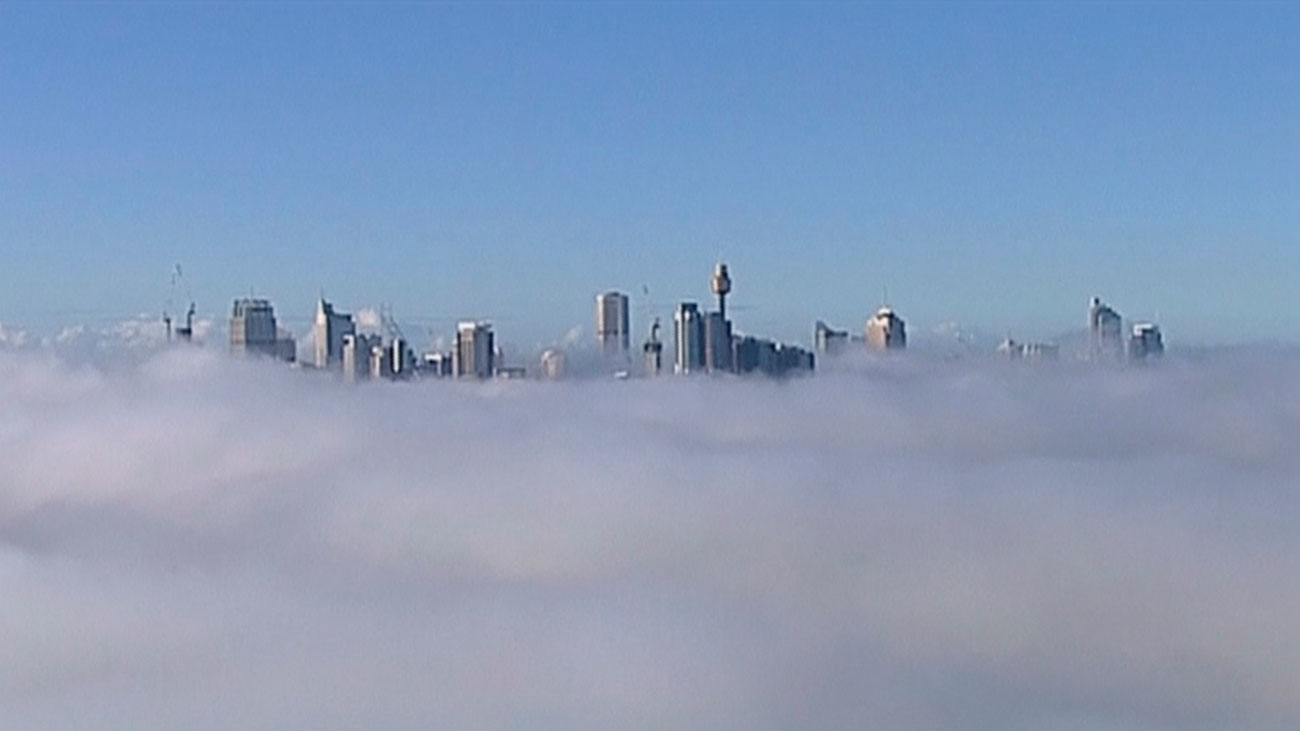 La niebla oculta Sidney
