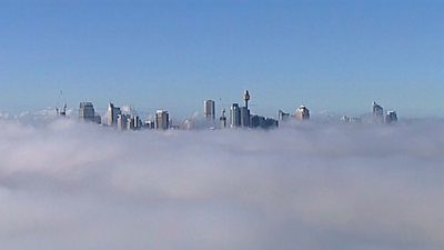 La niebla oculta Sidney