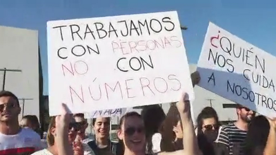 Los enfermeros del Hospital General de Villalba denuncian carga de trabajo y salarios bajos