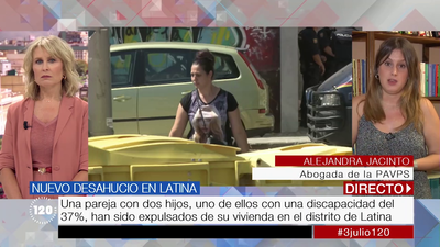 Desahuciada una familia en Latina con dos hijos, uno con un 36% de discapacidad
