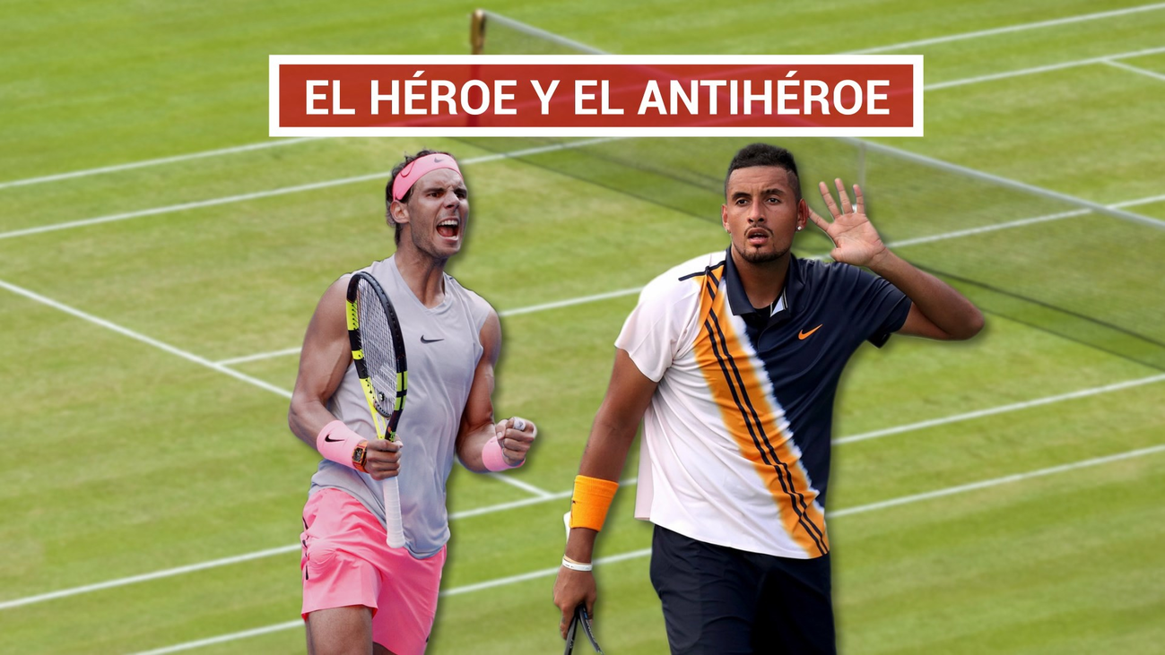 Nadal se encontrará  en Wimbledon con el irascible Kyrgios