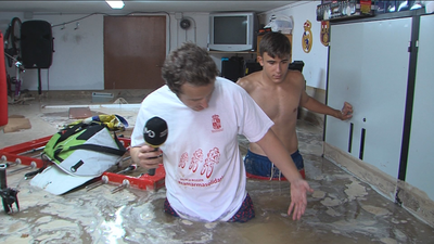 Tromba de agua en Camarma de Esteruelas